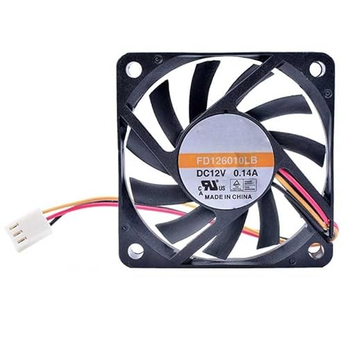 FD126010LB 12V 0.14A 3Wire 6010 6CM cooling fan 60x60x10mm von SCYHGLM