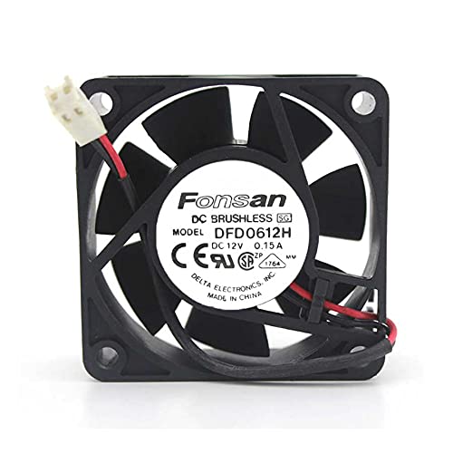SCYHGLM Radiator Cooling Fan for DFD0612H 12V 0.15A 2Wire 6cm 6020 60x60x20mm 2PIN von SCYHGLM