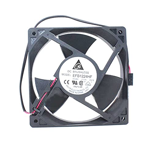 SCYHGLM ABB Inverter Cooling Fan for EFB1224HF 12CM 12032 24V 0.30A 120x120x25MM 2-Wire von SCYHGLM