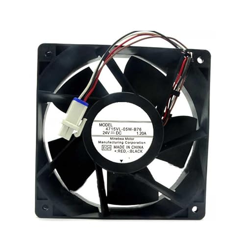 SCYHGLM ACS880 Inverter Fan 4715VL-05W-B76 DC24V 1.2A 120x120x38 4-Wire Fan von SCYHGLM