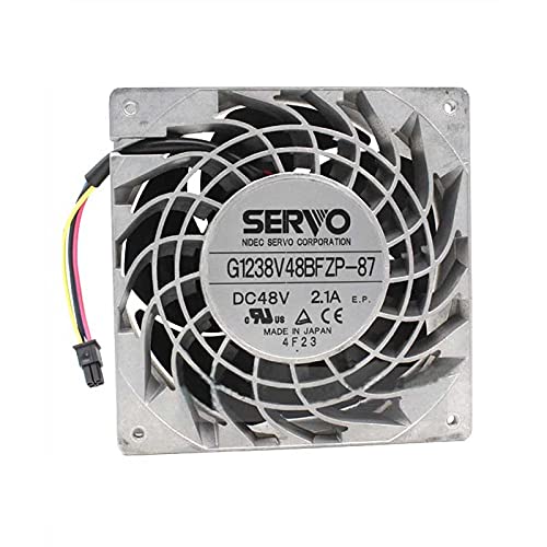 SCYHGLM Aluminum Machine Fan for 1238V48BFZP-87 SERVO 48V 2.1A 12038 12cm 4-Wire,Cooling Fan 1238V48BFZP-87 4-Wire von SCYHGLM