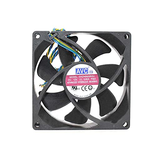 SCYHGLM CPU case Fan 12V 0.60A for DAZH0925R2U AVC 9025, PWM high Speed Fan 90x90x25mm 4-Wire SCYHGLM CPU case Fan 12V 0.60A for DAZH0925R2U AVC 9025, PWM high Speed Fan 90x90x25mm 4-Wire von SCYHGLM