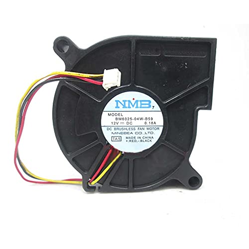 Centrifugal turbo fan for NMB BM6025-04W-B59 6025 12V 0.18A, blower fan BM6025-04W-B59 three-wire 6CM von SCYHGLM