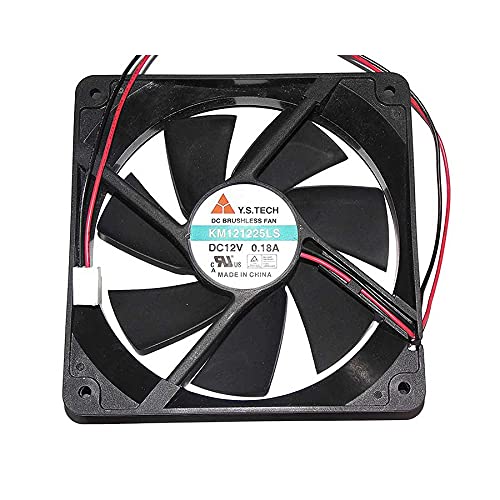 SCYHGLM Computer case Power Cooling Fan for KM121225LS 12V 0.18A 2Wire 12CM,Cooling Fan KM121225LS 120x120x25mm 2Wire von SCYHGLM