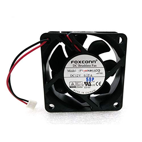 SCYHGLM Cooling Fan for PVA060G12Q 12V 0.15A 2Wire 6cm,Cooler Fan PVA060G12Q 60x60x25mm 2Wire von SCYHGLM