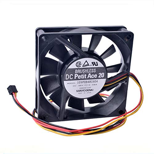 SCYHGLM Cooling Revolution 8020 48V 0.08A 109P0848C604 Double Ball 8CM Silent Cooling Fan 80x80x20mm 3Wire SCYHGLM Cooling Revolution 8020 48V 0.08A 109P0848C604 Double Ball 8CM Silent Cooling Fan 80x80x20mm 3Wire von SCYHGLM
