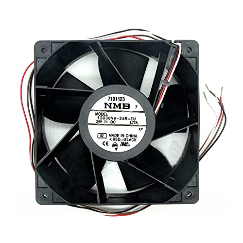 SCYHGLM Inverter Cooling Fan for 12038VA-24R-EU NMB 24V 1.77A 12038 12CM 4Wire SCYHGLM Inverter Cooling Fan for 12038VA-24R-EU NMB 24V 1.77A 12038 12CM 4Wire von SCYHGLM