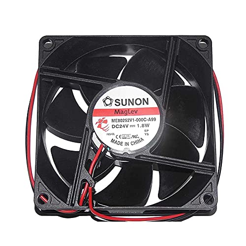 Inverter cooling fan for ME80252V1-000C-A99 24V 1.8W 2Wire 8cm,Cooling Fan ME80252V1-000C-A99 80x80x25mm 2Wire von SCYHGLM