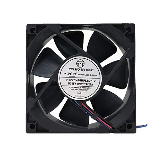 SCYHGLM Inverter Cooling Fan for P1225Y48BPLB7H-7 48V 0.28A 12cm 3Wire,Cooling Fan P1225Y48BPLB7H-7 120x120x25mm 3Wire von SCYHGLM