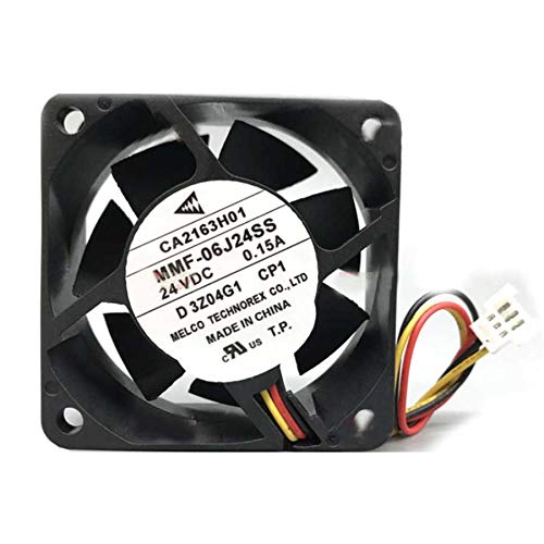 SCYHGLM Inverter Fan for Melco 6CM CA2163H01 MMF-06J24SS-CP1 60MM MMF-06J24SS CP1 24V 0.15A 3Wire SCYHGLM Inverter Fan for Melco 6CM CA2163H01 MMF-06J24SS-CP1 60MM MMF-06J24SS CP1 24V 0.15A 3Wire von SCYHGLM