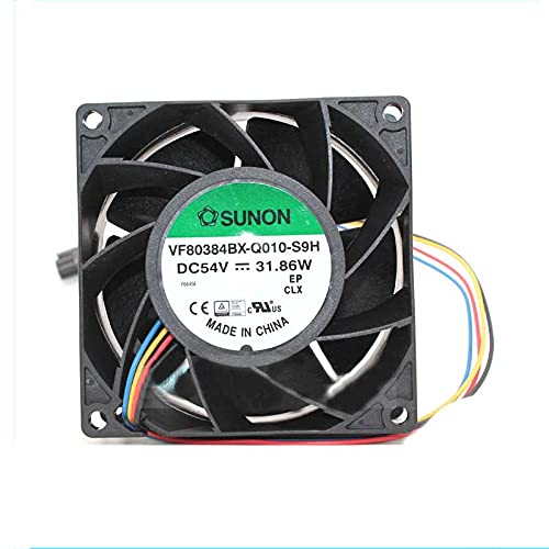 SCYHGLM Large air Volume Cooling Fan for VF80384BX-Q010-S9H 8038 54V 58.32W 8CM 4Wire,Cooling Fan VF80384BX-Q010-S9H 4Wire von SCYHGLM