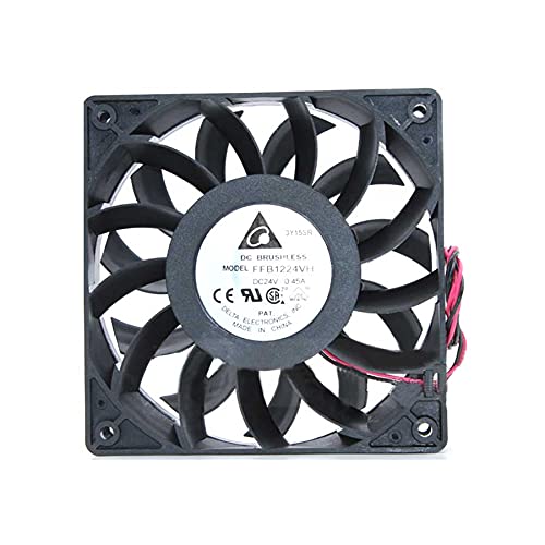SCYHGLM Large air Volume Inverter Fan for Delta 12025 24V 0.45A FFB1224VH 12 cm 2-Wire von SCYHGLM