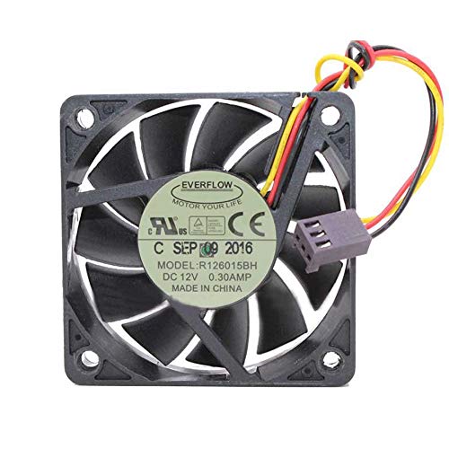Mute cooling fan for R126015BH EVERFLLOW 6015 12V 6cm 3PIN von SCYHGLM
