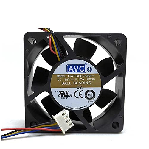 SCYHGLM PWM Speed Control Server Cooling Fan for DATB0625B8H 48V 0.17A Cooling Fan 60x60x25mm 4Wire 6cm SCYHGLM PWM Speed Control Server Cooling Fan for DATB0625B8H 48V 0.17A Cooling Fan 60x60x25mm 4Wire 6cm von SCYHGLM