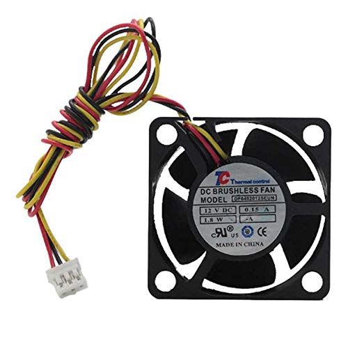 SCYHGLM Silent Cooling Fan for 4CM DF0402012SEUN 12V 0.15A,Cooler Fan TC 40X40X20MM DF0402012SEUN 3Wire von SCYHGLM