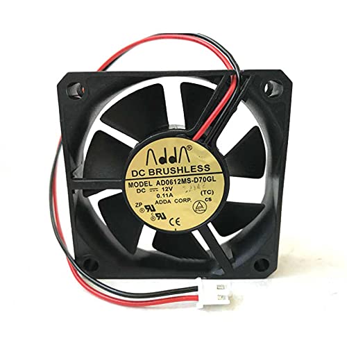 VCR silent fan for ADDA AD0612MS-D70GL 12V 0.11A,cooling fan AD0612MS-D70GL 6cm 2Wire von SCYHGLM