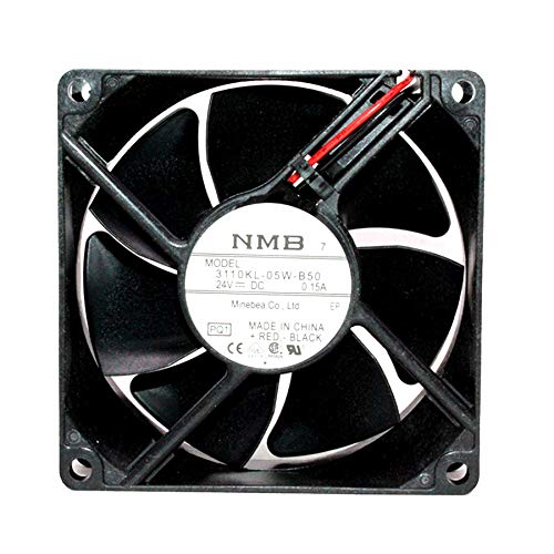 Server Cooler Fan NMB 3110KL-05W-B50 24V 0.15A, inverter Cooling Fan for 80 * 80 * 25mm 2-wire von SCYHGLM