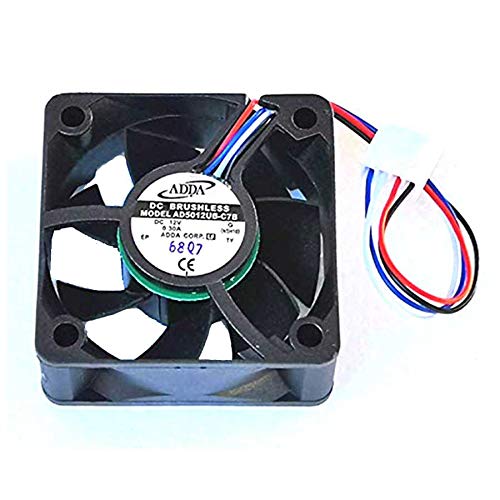 SCYHGLM Server Cooling Fan for ADDA AD5012UB-C7B DC 12V 0.3A,Inverter Fan AD5012UB-C7B 50x50x20mm 4-Wire von SCYHGLM