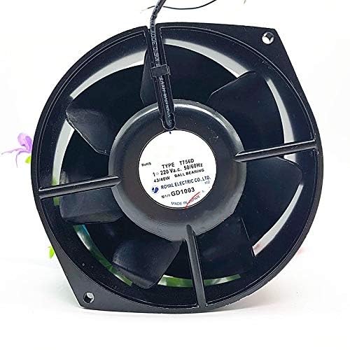 T756D 220V 172mm Cooling fan - 17255 43/40W 17CM 2-Wire All Metal Cooling fan von SCYHGLM