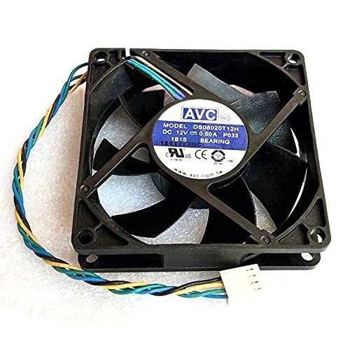 Temperature control cooling fan for DS08020T12H P033 12V 0.5A 4Wire,cooling fan DS08020T12H 80x80x20mm 4Wire von SCYHGLM
