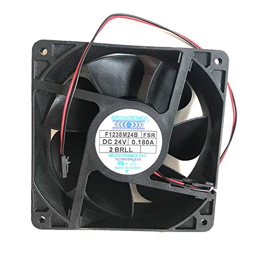 cooling fan Mechatronics F1238M24B FSR, Server Cooling Fan F1238M24B FSR DC 24V 0.18A,Inverter Fan 120mm x 38mm 2 Pin von SCYHGLM