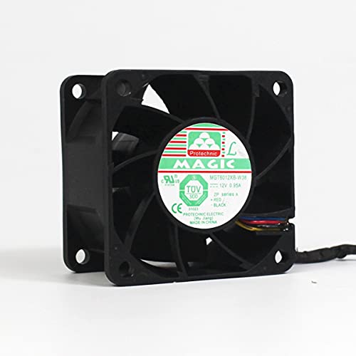 SCYHGLM Cooling Fan for MGT6012XB-W38 12V 0.95A 4Wire,Cooler Fan MGT6012XB-W38 60x60x38mm 4Wire von SCYHGLM