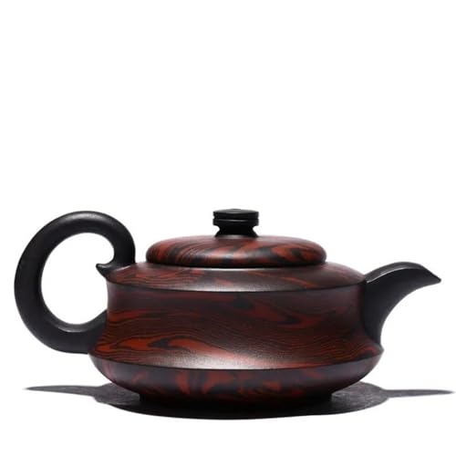 SCZMBLTLNV Teekannen Chinesische Schönheit Handgemachte Tee-Set Wasserkocher Individuelles Teegeschirr 280ml Große Kapazität Yixing Teekanne Lila Ton Porzellan-Teeservice Tragbares Teeservice von SCZMBLTLNV