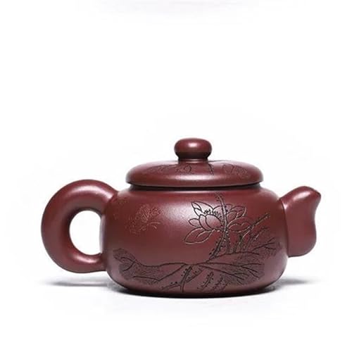 SCZMBLTLNV Teekannen Chinesische Teekanne Kung Fu Tee-Set Handgemachte Yixing Ton Rohmineral Schlamm Drachenblut Sand 280 Ml Porzellan-Teeservice Tragbares Teeservice SCZMBLTLNV Teekannen Chinesische Teekanne Kung Fu Tee-Set Handgemachte Yixing Ton Rohmineral Schlamm Drachenblut Sand 280 Ml Porzellan-Teeservice Tragbares Teeservice von SCZMBLTLNV