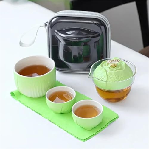 SCZMBLTLNV Teekannen Cup Teeservice Tragbares Outdoor Kungfu Teeset Keramik Reiseteeset Die Form Kohl Porzellan-Teeservice Tragbares Teeservice SCZMBLTLNV Teekannen Cup Teeservice Tragbares Outdoor Kungfu Teeset Keramik Reiseteeset Die Form Kohl Porzellan-Teeservice Tragbares Teeservice von SCZMBLTLNV