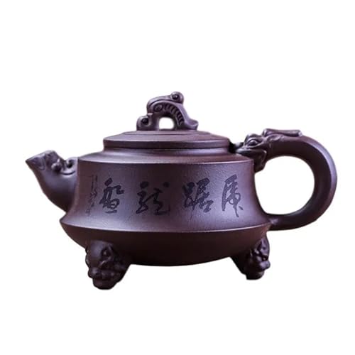SCZMBLTLNV Teekannen Echter Lila Tontopf Reiner Handgemachter Kreativität Drachenkampf Tigerkampf Chinesische Kung Fu Teekanne Porzellan-Teeservice Tragbares Teeservice SCZMBLTLNV Teekannen Echter Lila Tontopf Reiner Handgemachter Kreativität Drachenkampf Tigerkampf Chinesische Kung Fu Teekanne Porzellan-Teeservice Tragbares Teeservice von SCZMBLTLNV