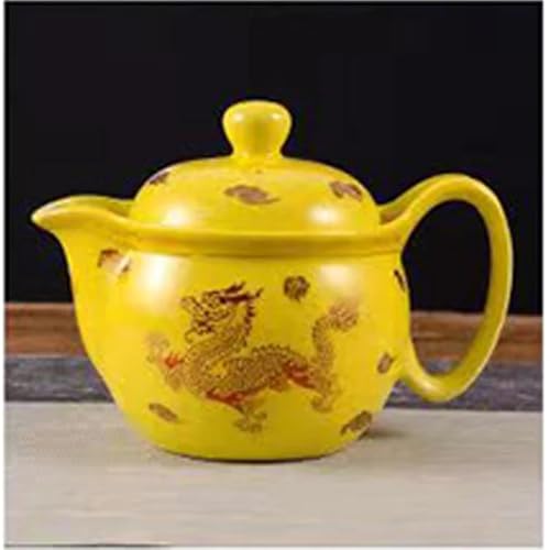 SCZMBLTLNV Teekannen Haushalt Kleine Blume Muster Teekanne Keramik Kung Fu Tee-Set Einzigen Topf Blau Und Weiß Porzellan Porzellan-Teeservice Tragbares Teeservice(Type-G) von SCZMBLTLNV