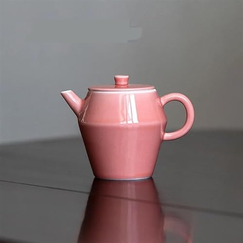 SCZMBLTLNV Teekannen Haushalt Kleine Tee Wasserkocher Kung Fu Tee-Set Apfelgrün Glasur Keramik Teekanne Maker Einzigen Topf Mit Filter Loch 100 Ml Porzellan-Teeservice Tragbares Teeservice(B) von SCZMBLTLNV