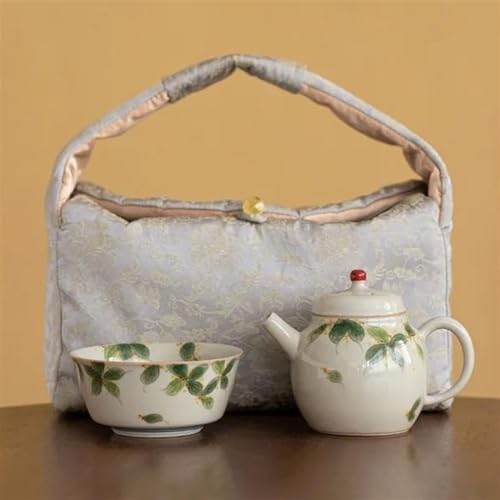 SCZMBLTLNV Teekannen Haushalt Teezubereitung Picknick Organizer Zubehör Geschenk Ästhetisches Teeset Komplettset Retro Handbemaltes Osmanthus Kit Porzellan-Teeservice Tragbares Teeservice SCZMBLTLNV Teekannen Haushalt Teezubereitung Picknick Organizer Zubehör Geschenk Ästhetisches Teeset Komplettset Retro Handbemaltes Osmanthus Kit Porzellan-Teeservice Tragbares Teeservice von SCZMBLTLNV