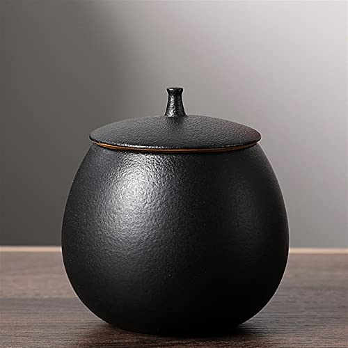 SCZMBLTLNV Urne Für Haustiere Pet Urn for Dogs Cats Ashes Keepsake Memorial Box Funeral Set Burial Urns for Cremated Remains Ash Vial Adult Funeral Urn Pet Cat and Dog Urn 10424(Black) von SCZMBLTLNV
