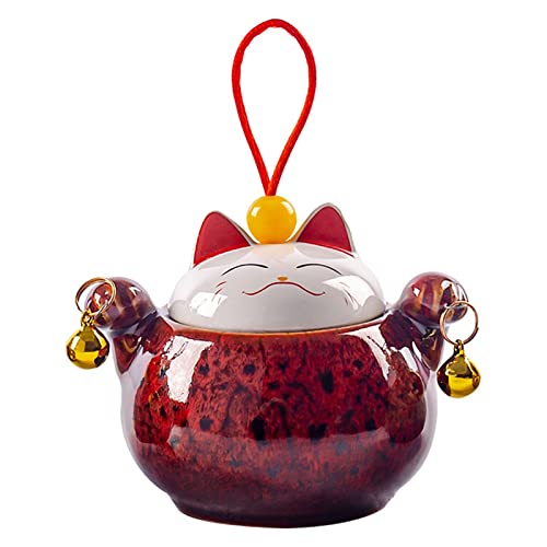 SCZMBLTLNV Urne Für Haustiere Pet Urn for Dogs Cats Ashes Keepsake Memorial Box Funeral Set Burial Urns for Cremated Remains Ash Vial Adult Funeral Urn Pet Cat and Dog Urn 18618(Red) von SCZMBLTLNV