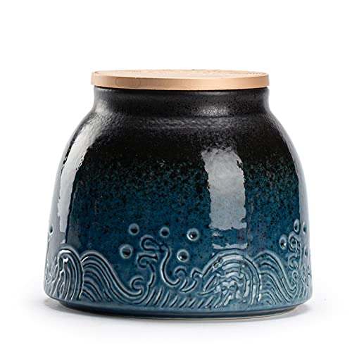 SCZMBLTLNV Urne Für Haustiere Pet Urn for Dogs Cats Ashes Keepsake Memorial Box Funeral Set Burial Urns for Cremated Remains Ash Vial Adult Funeral Urn Pet Cat and Dog Urn 34301(Blue) von SCZMBLTLNV