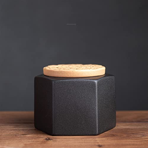 SCZMBLTLNV Urne Für Haustiere Pet Urn for Dogs Cats Ashes Keepsake Memorial Box Funeral Set Burial Urns for Cremated Remains Ash Vial Adult Funeral Urn Pet Cat and Dog Urn 36231(Black,S) von SCZMBLTLNV