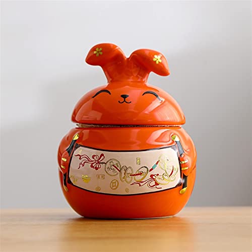 SCZMBLTLNV Urne Für Haustiere Pet Urn for Dogs Cats Ashes Keepsake Memorial Box Funeral Set Burial Urns for Cremated Remains Ash Vial Adult Funeral Urn Pet Cat and Dog Urn 42224(Orange) von SCZMBLTLNV
