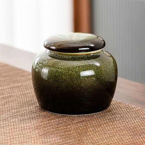 SCZMBLTLNV Urne Für Haustiere Pet Urn for Dogs Cats Ashes Keepsake Memorial Box Funeral Set Burial Urns for Cremated Remains Ash Vial Adult Funeral Urn Pet Cat and Dog Urn 57112(Green) von SCZMBLTLNV