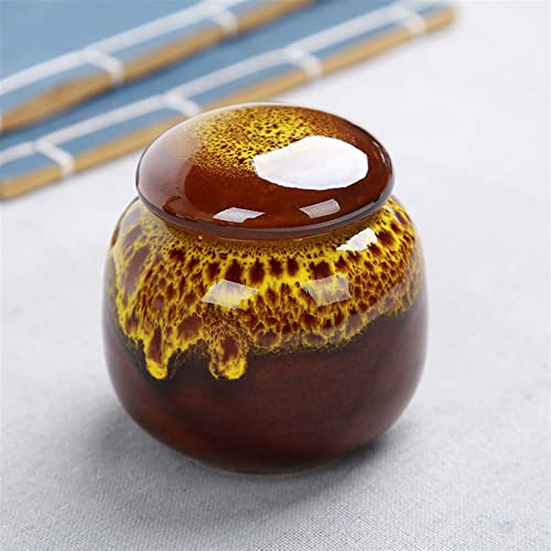 SCZMBLTLNV Urne Für Haustiere Pet Urn for Dogs Cats Ashes Keepsake Memorial Box Funeral Set Burial Urns for Cremated Remains Ash Vial Adult Funeral Urn Pet Cat and Dog Urn 59621(Yellow) von SCZMBLTLNV
