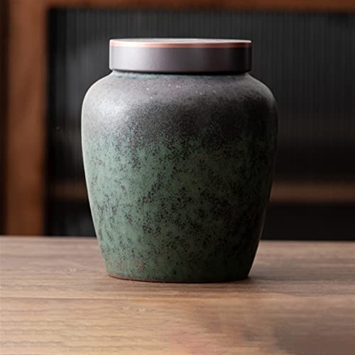 SCZMBLTLNV Urne Für Haustiere Pet Urn for Dogs Cats Ashes Keepsake Memorial Box Funeral Set Burial Urns for Cremated Remains Ash Vial Adult Funeral Urn Pet Cat and Dog Urn 64145(Green,L) von SCZMBLTLNV