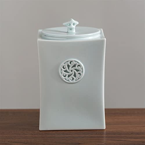 SCZMBLTLNV Urne Für Haustiere Pet Urn for Dogs Cats Ashes Keepsake Memorial Box Funeral Set Burial Urns for Cremated Remains Ash Vial Adult Funeral Urn Pet Cat and Dog Urn 68884(Blue,L) von SCZMBLTLNV