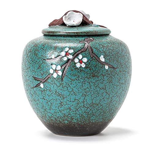 SCZMBLTLNV Urne Für Haustiere Pet Urn for Dogs Cats Ashes Keepsake Memorial Box Funeral Set Burial Urns for Cremated Remains Ash Vial Adult Funeral Urn Pet Cat and Dog Urn 83044(A,L) von SCZMBLTLNV