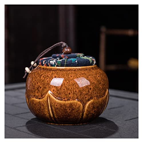 SCZMBLTLNV Urne Für Haustiere Pet Urn for Dogs Cats Ashes Keepsake Memorial Box Funeral Set Burial Urns for Cremated Remains Ash Vial Adult Funeral Urn Pet Cat and Dog Urn 86893(Orange) von SCZMBLTLNV