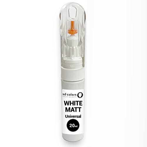 SD COLORS Lackstift Universalmatte weiß 20 ml für die Reparatur von Autos, Metall, Holz, Kunststoff, Fenster, Rahmen, Türen, Tore SD COLORS Lackstift Universalmatte weiß 20 ml für die Reparatur von Autos, Metall, Holz, Kunststoff, Fenster, Rahmen, Türen, Tore von SD COLORS