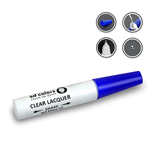 SD COLORS Reparaturstift 1k Schicht Klarlack 12ml Mit einem Pinsel reparieren von SD COLORS