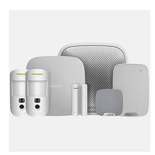 Ajax Systems Kit 3 Cam Plus Haus mit Tastatur, weiß, NON-PD 20512 von SD Fire Alarms