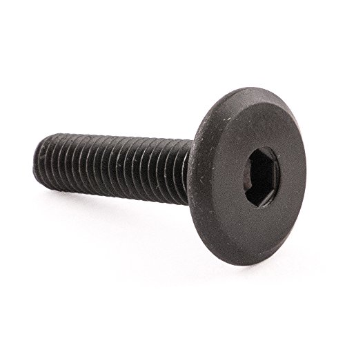 SD Products FCB6025BK-100 Möbelverbinderschrauben, Schwarz, M6 x 25 mm, 100 Stück von SD Products