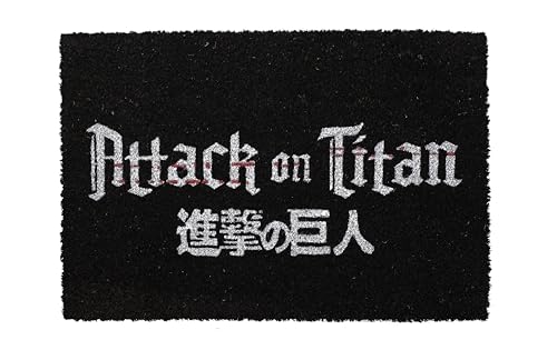 SD TOYS Fußmatte, 60 x 40 cm, Logo Attack on Titan von SD TOYS