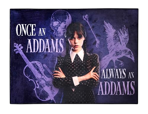 SD TOYS Teppich für den Innenbereich, Elf an Addams Wednesday – Maße 80 x 60 cm von SD TOYS